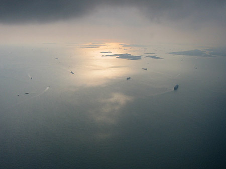 Fotos Flug nach Singapur