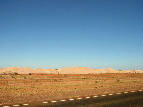 Straße im Outback Foto 