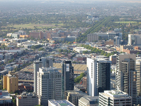Melbourne von oben Fotos