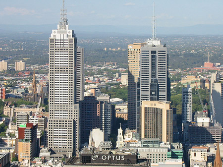 Melbourne von oben Fotos